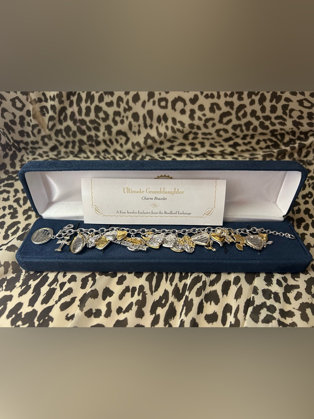 Bradford Exchange “Ultimate Granddaughter” Charm Bracelet